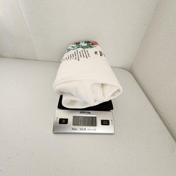 White Aftershock 2023 Crewneck Unisex Size Large White - Picture 6 of 6